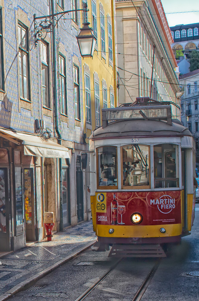 A street in Lisbon, Portugal